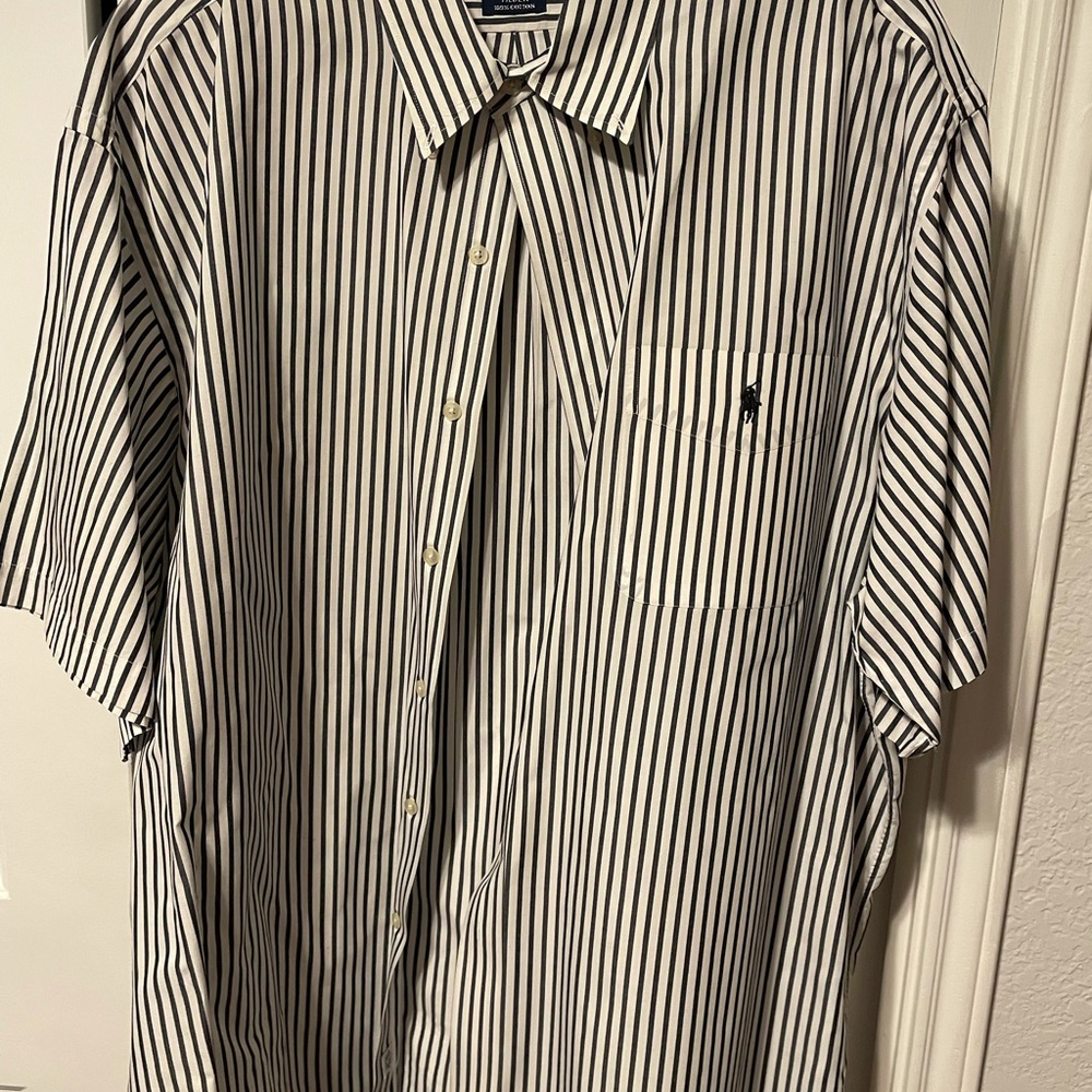 Black and white striped